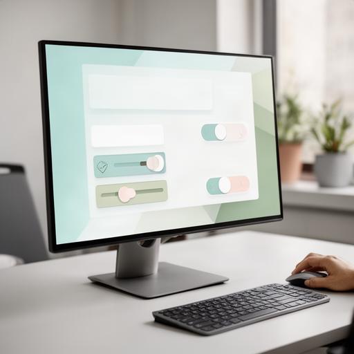 Schermata di gestione delle preferenze dei cookie su un computer da ufficio